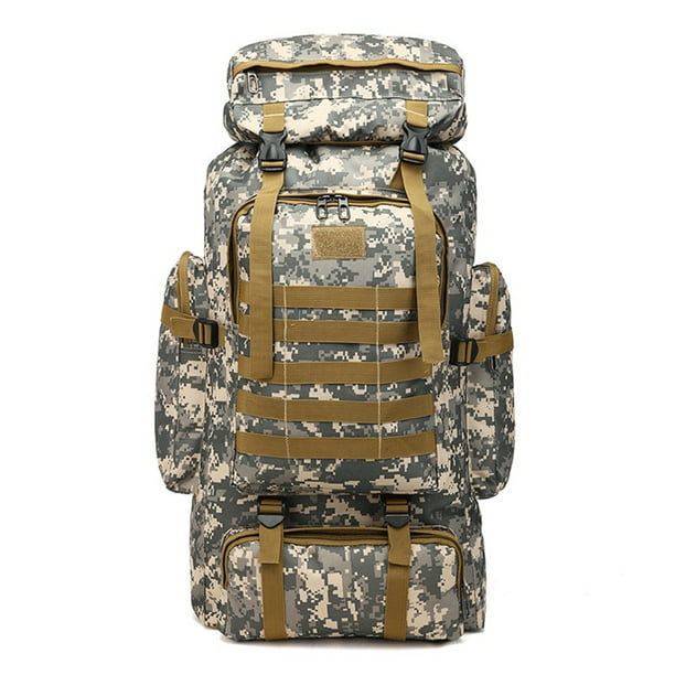 Military Tactical Army Backpack Rucksack Camping Hiking Trekking Outdoor Bag 80L